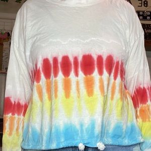 Rainbow/tie dye long sleeve